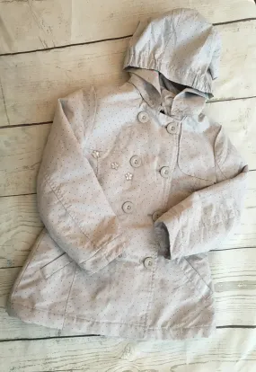 Age 5 Pale Grey Padded Coat