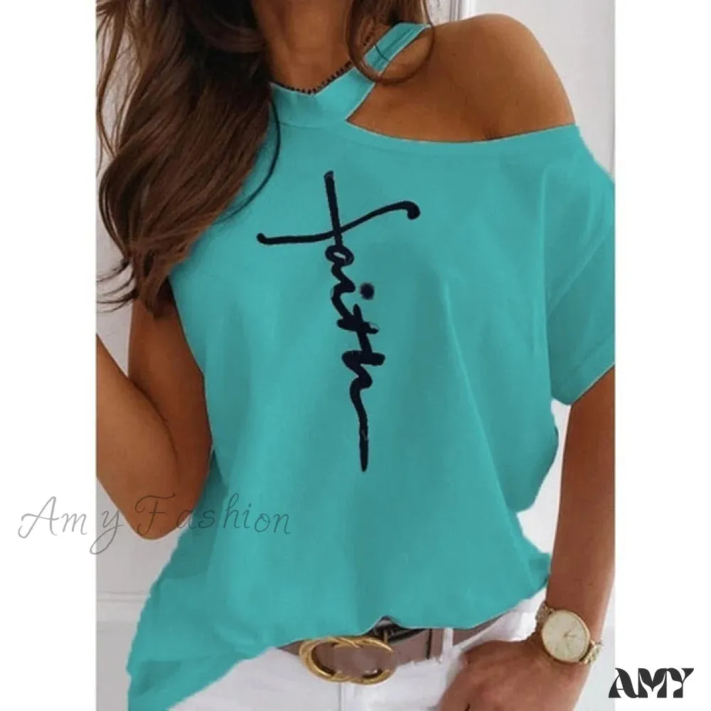 Amy Fashion - Sexy Off Shoulder T-Shirts