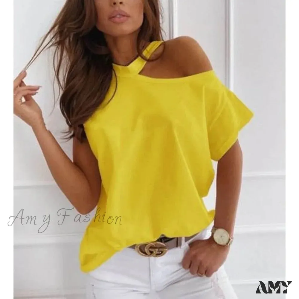 Amy Fashion - Sexy Off Shoulder T-Shirts