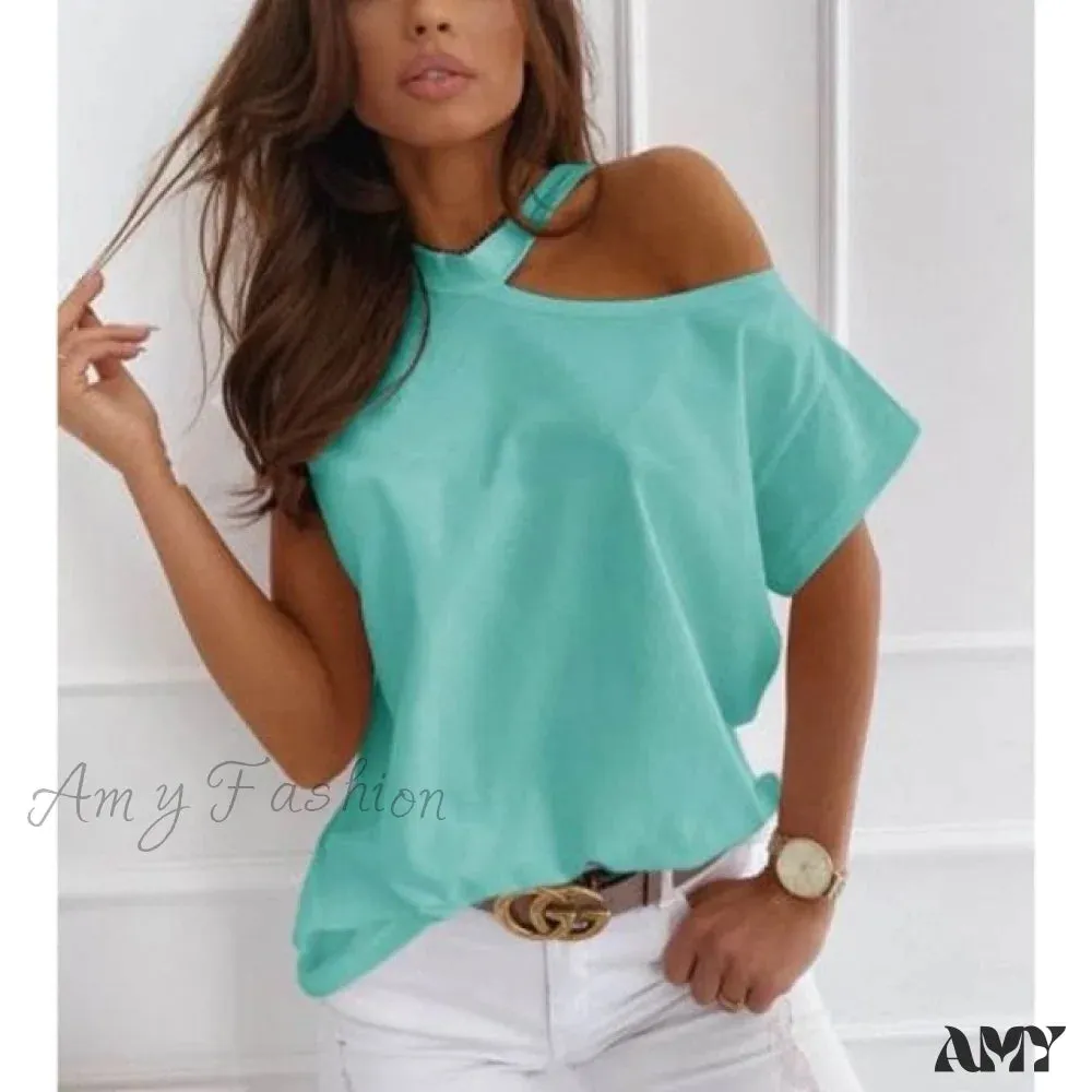 Amy Fashion - Sexy Off Shoulder T-Shirts