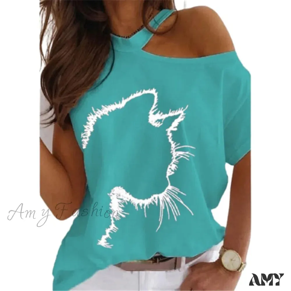 Amy Fashion - Sexy Off Shoulder T-Shirts