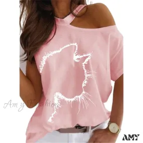 Amy Fashion - Sexy Off Shoulder T-Shirts