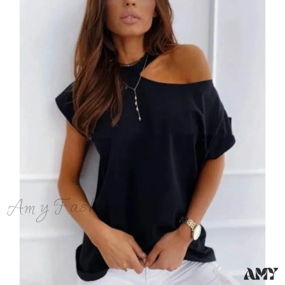 Amy Fashion - Sexy Off Shoulder T-Shirts