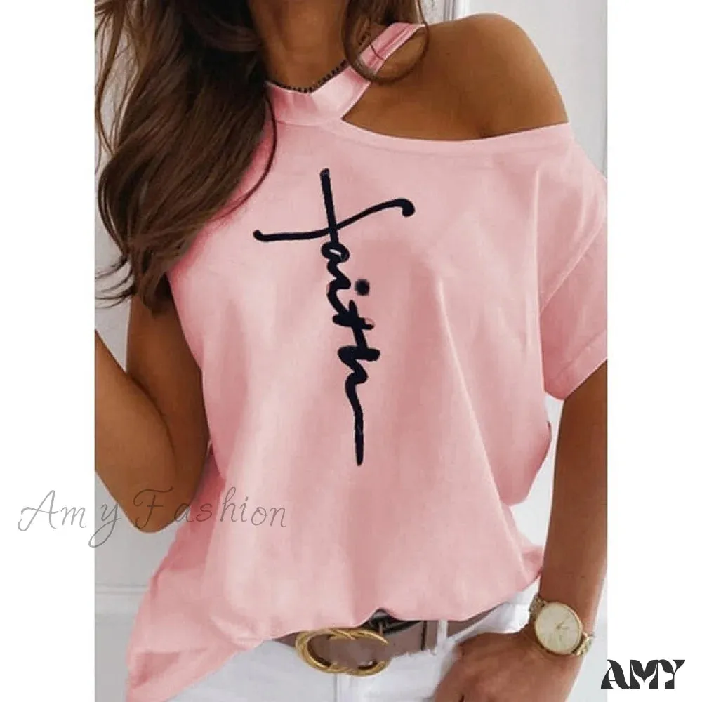 Amy Fashion - Sexy Off Shoulder T-Shirts