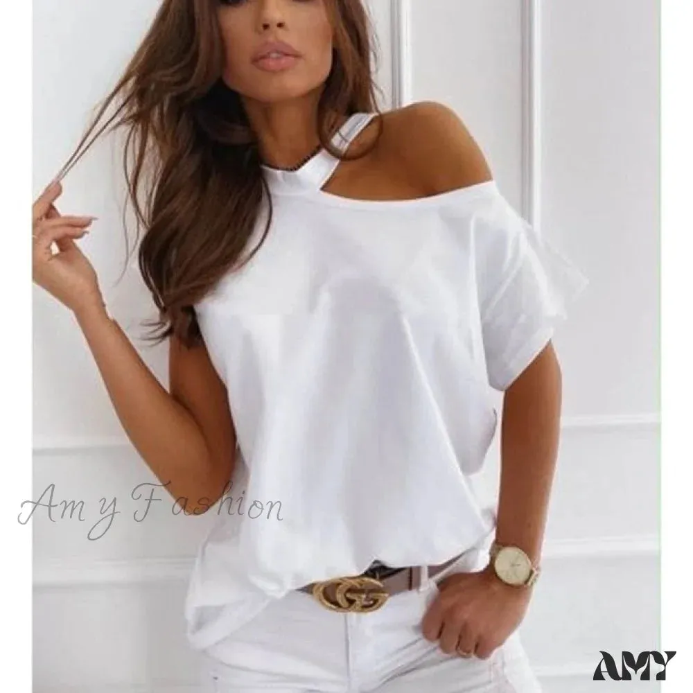 Amy Fashion - Sexy Off Shoulder T-Shirts