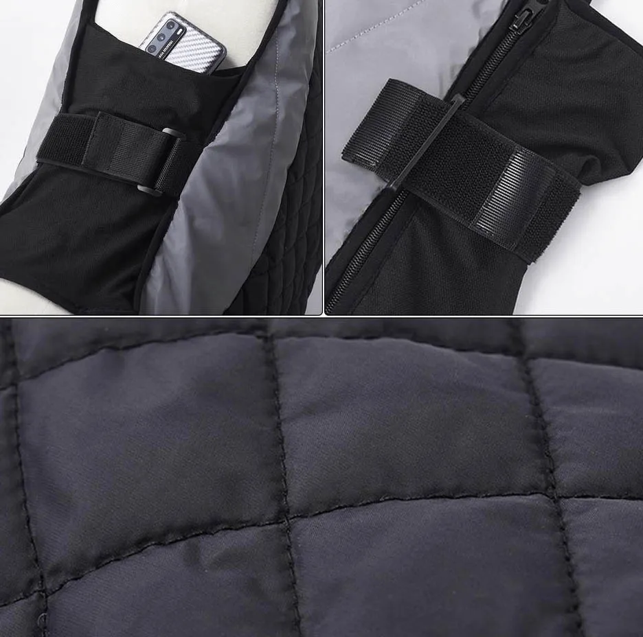 Artificial Rabbit Fur Warm Cycling Vest with Waist Adjustable - SF0408