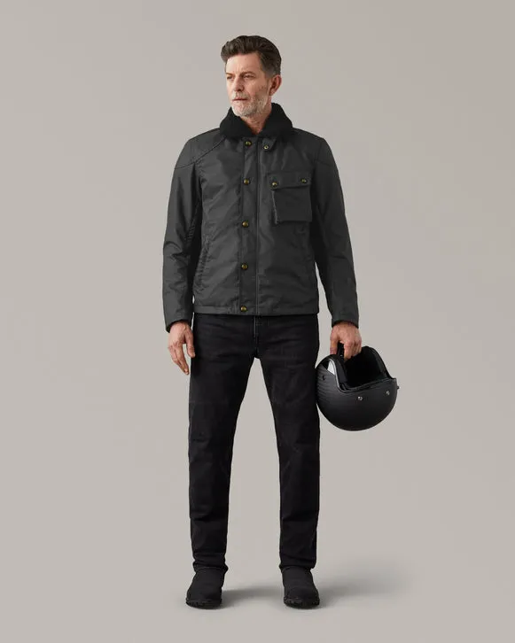 BELSTAFF CONVOY MOTORCYCLE JACKET - BLACK