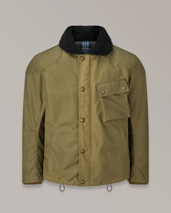 BELSTAFF CONVOY MOTORCYCLE JACKET - OLIVE