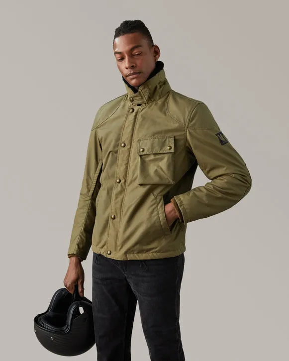 BELSTAFF CONVOY MOTORCYCLE JACKET - OLIVE