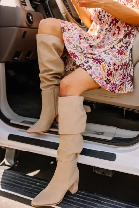 Big Attitude Taupe Brown Boots