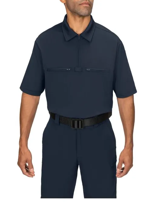 Blauer Performance Pro Zip-Front Polo Shirt