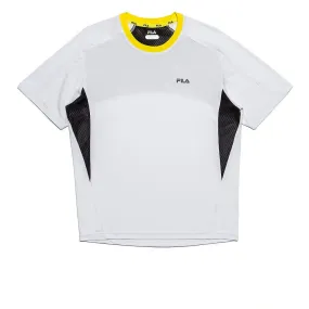 Center Court Embossed Crewneck Tennis T-Shirt by Fila