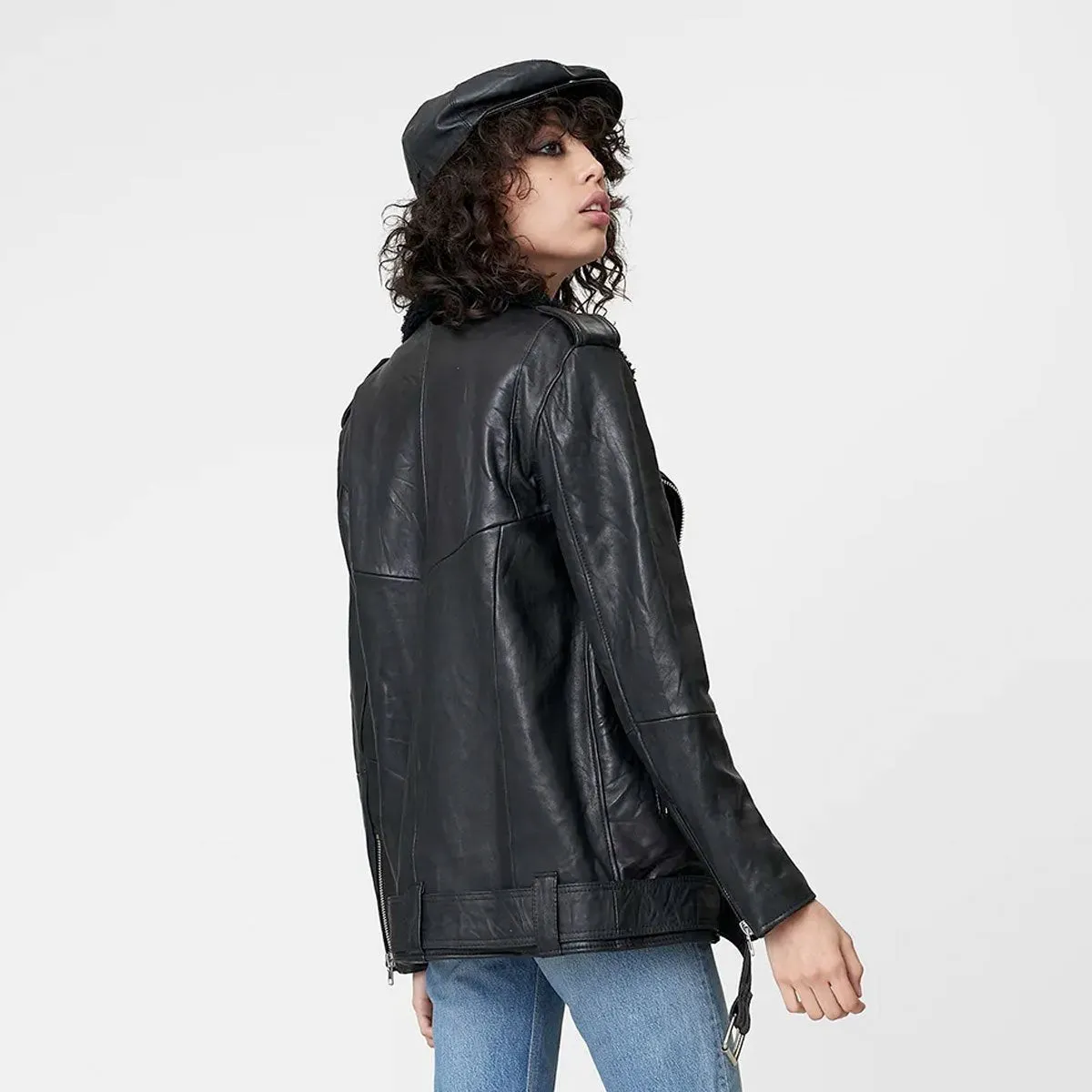 Deadwood Uma Leather Jacket Black