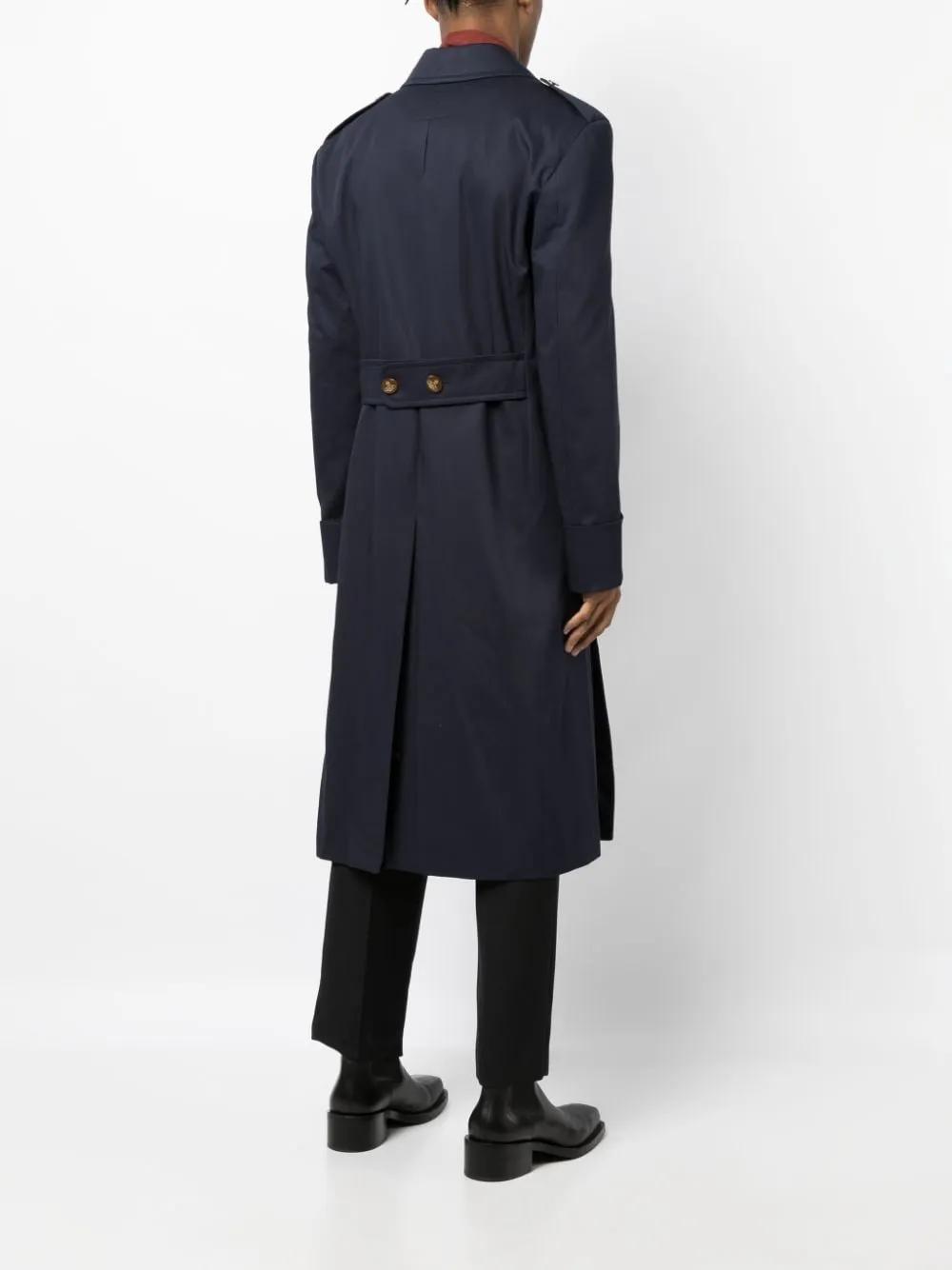 Double-Breasted Organic Cotton Coat