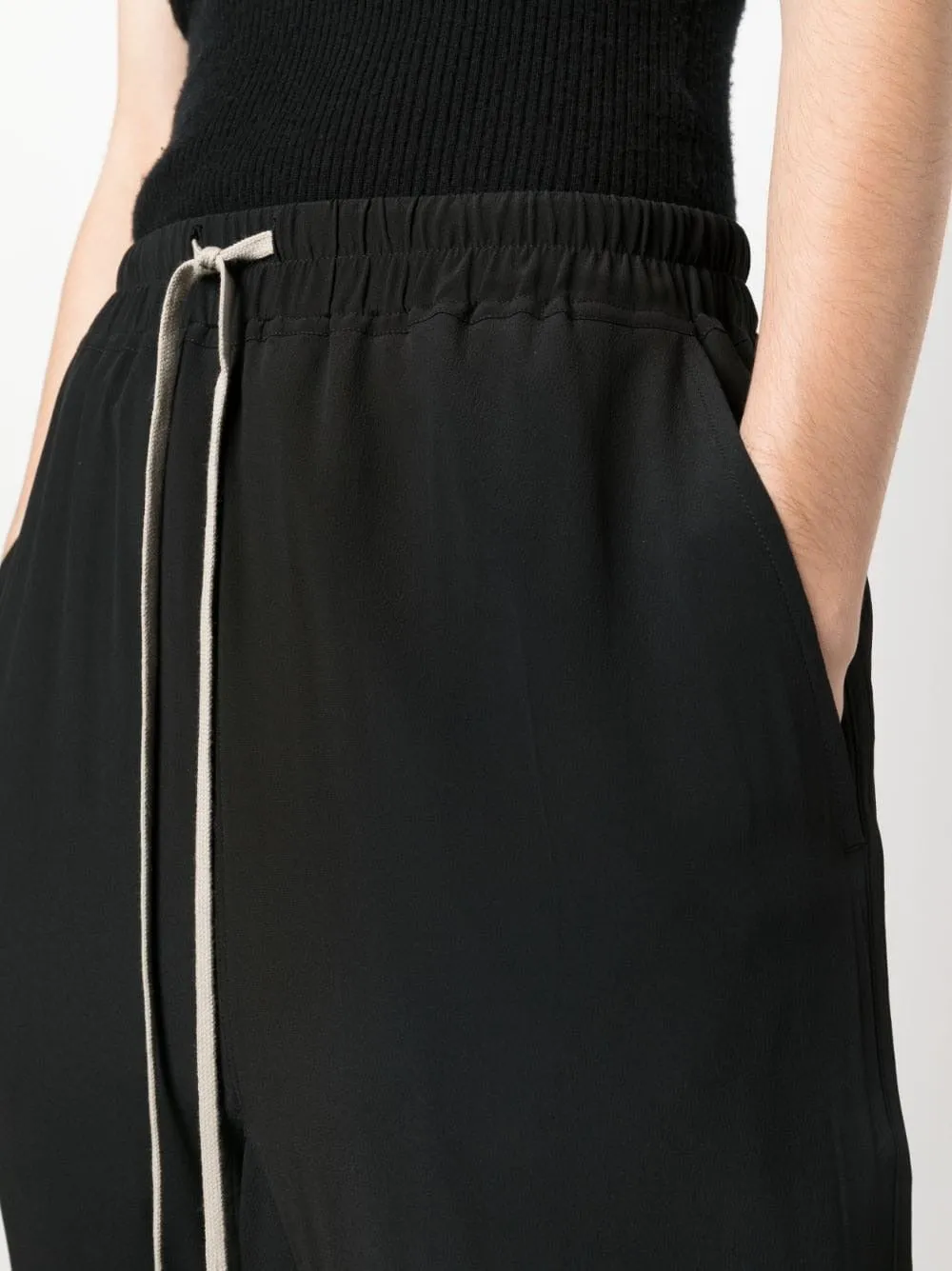 Drawstring Cropped Pants