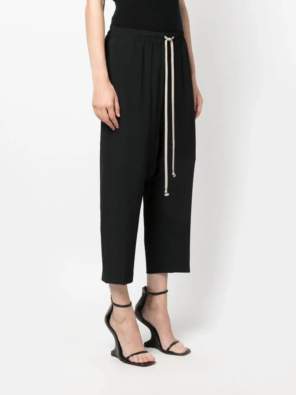 Drawstring Cropped Pants