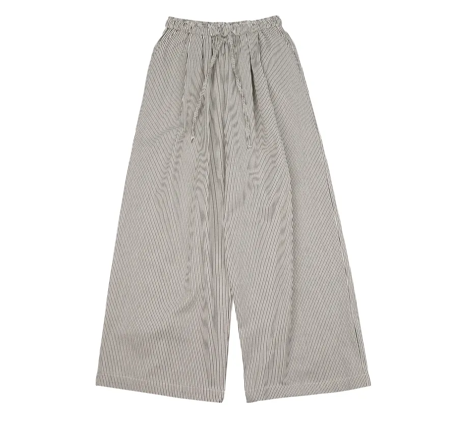 DRAWSTRING STRIPE PANTS