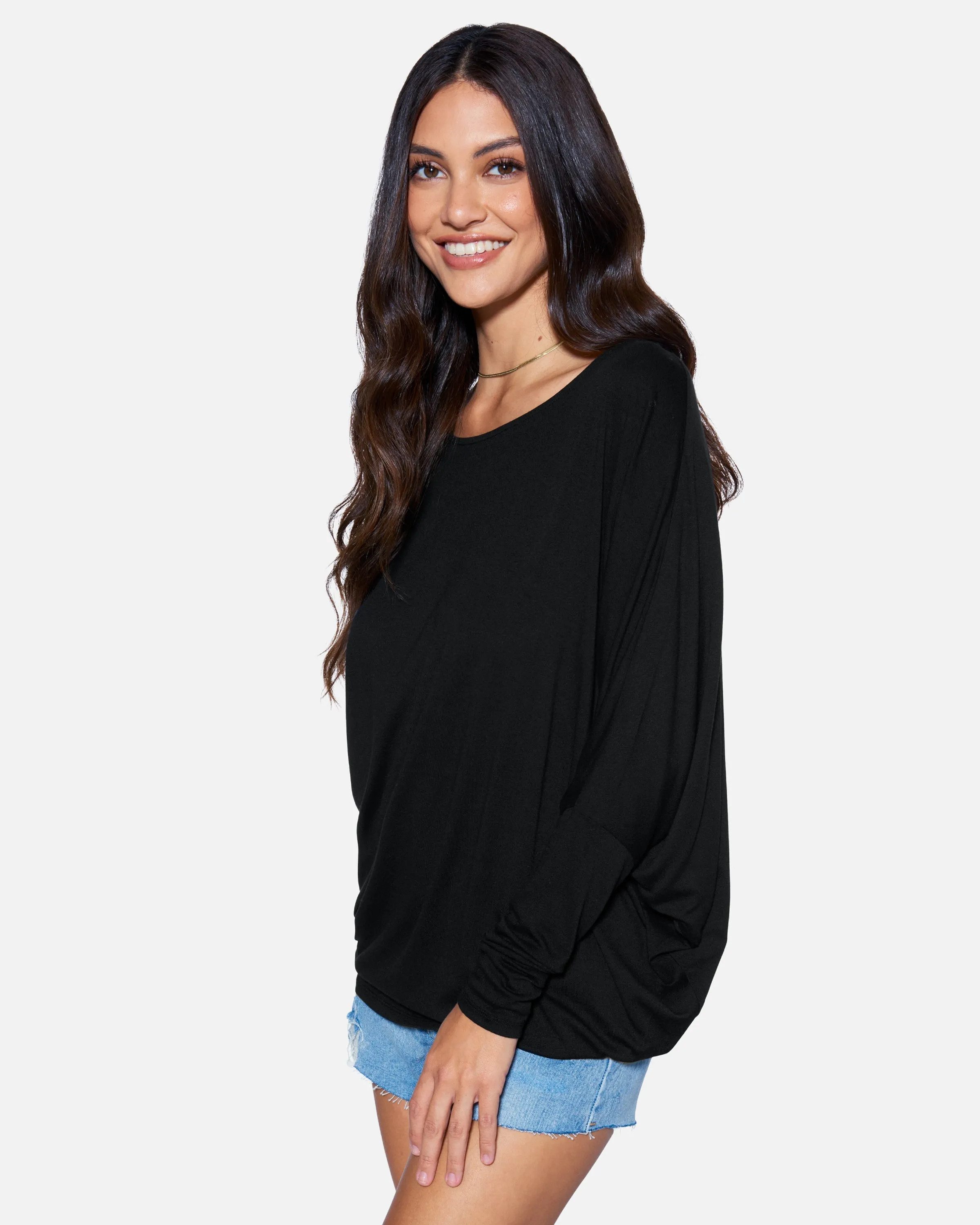 ESSENTIAL OFF SHOULDER TOP