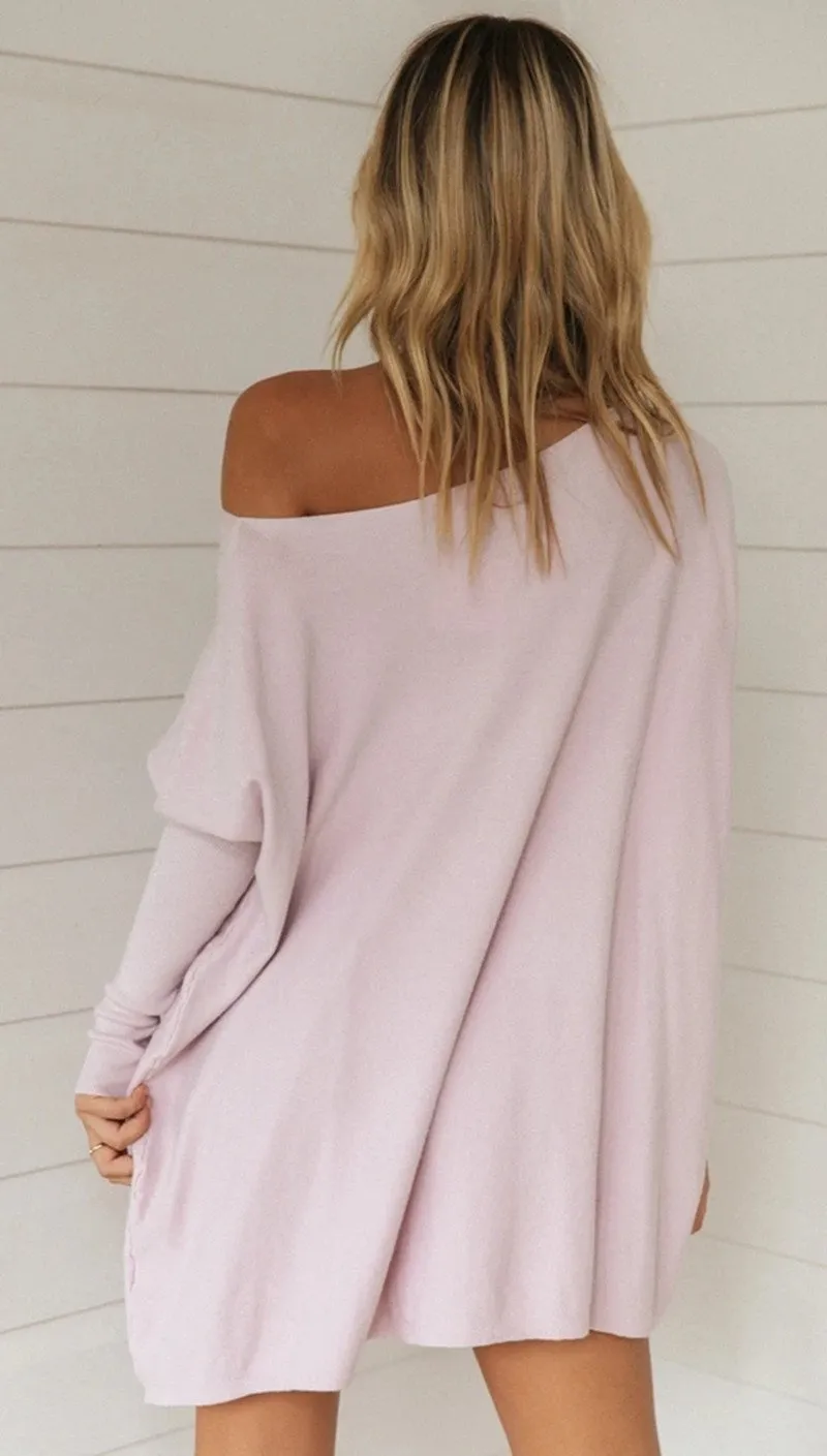 Fashion Off The Shoulder Long Sleeves T Shirts