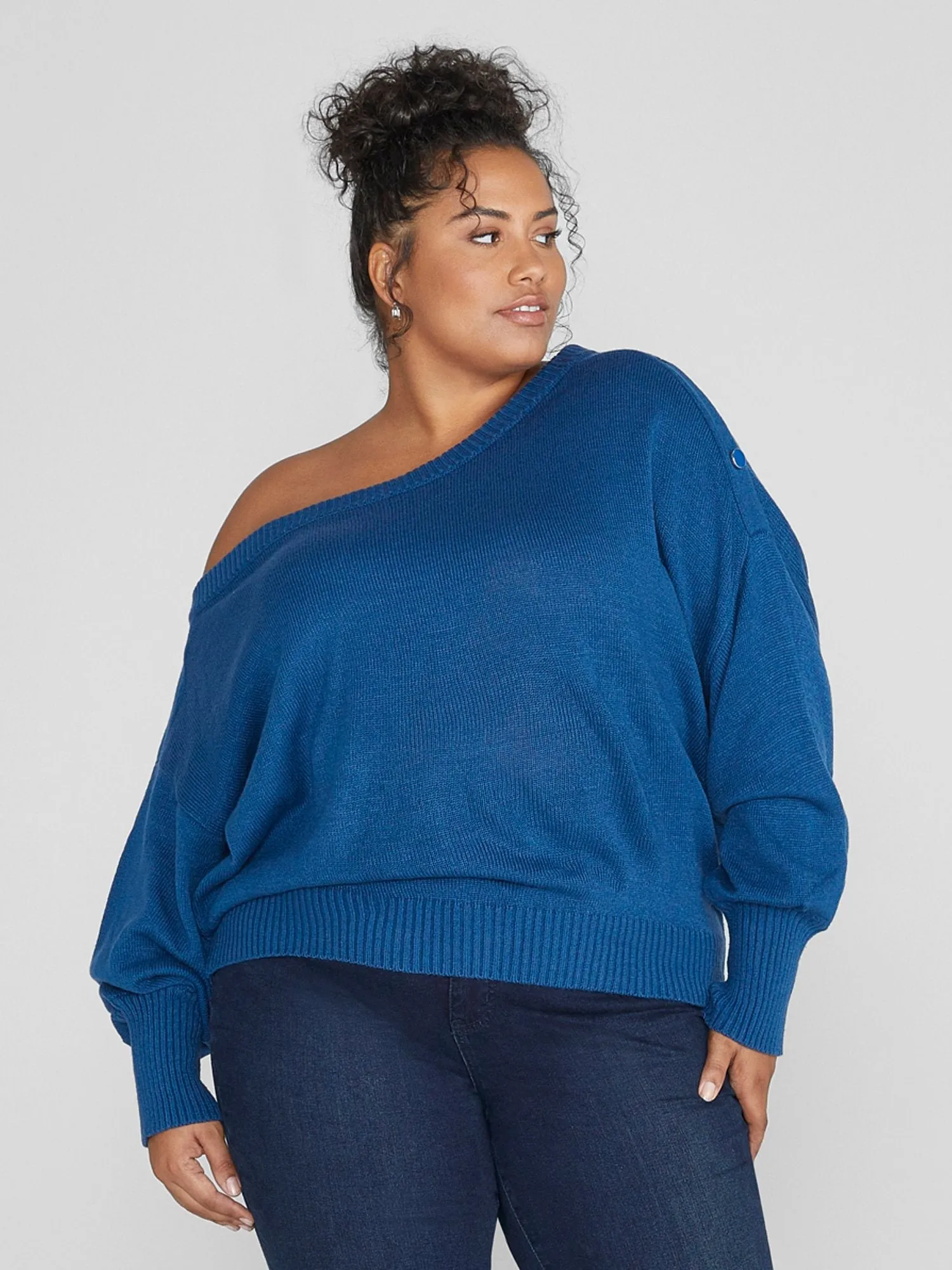 Fashion To Figure - Adrienne Off-Shoulder Sweater