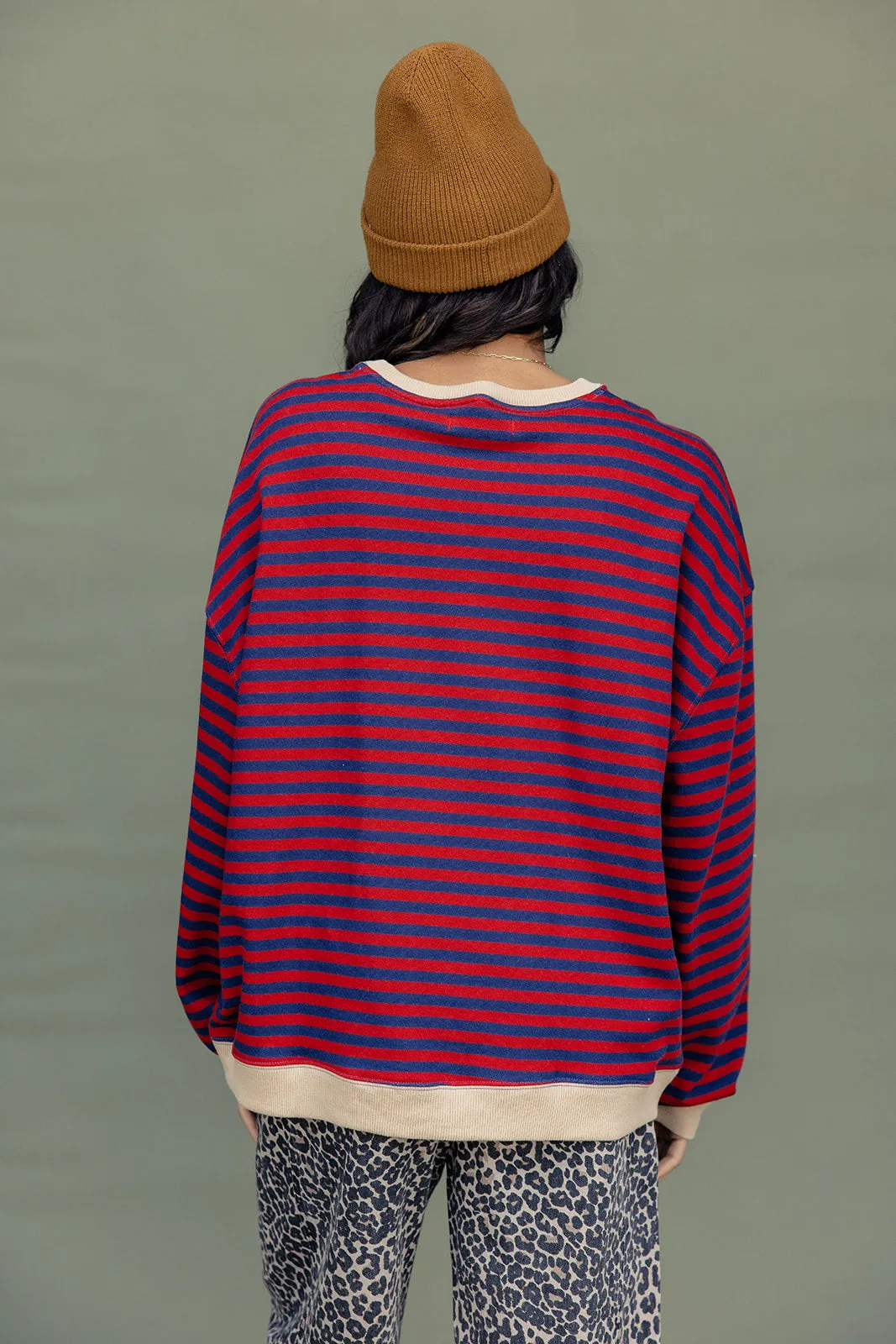 Free People Classic Striped Crew