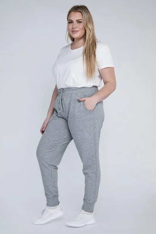 HI Curvy Plus Size Women Drawstring Jogger