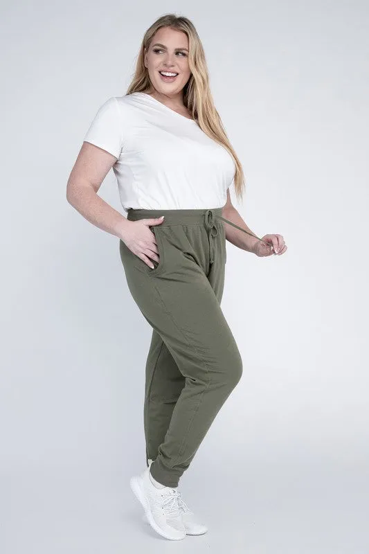 HI Curvy Plus Size Women Drawstring Jogger