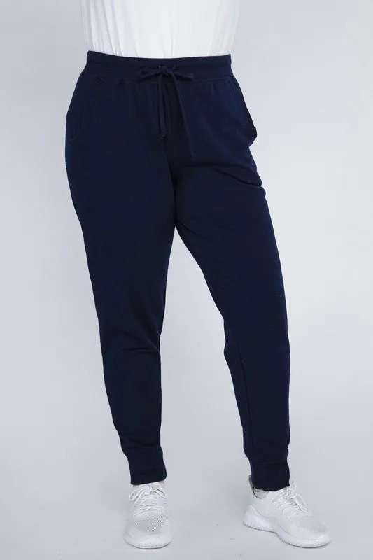 HI Curvy Plus Size Women Drawstring Jogger