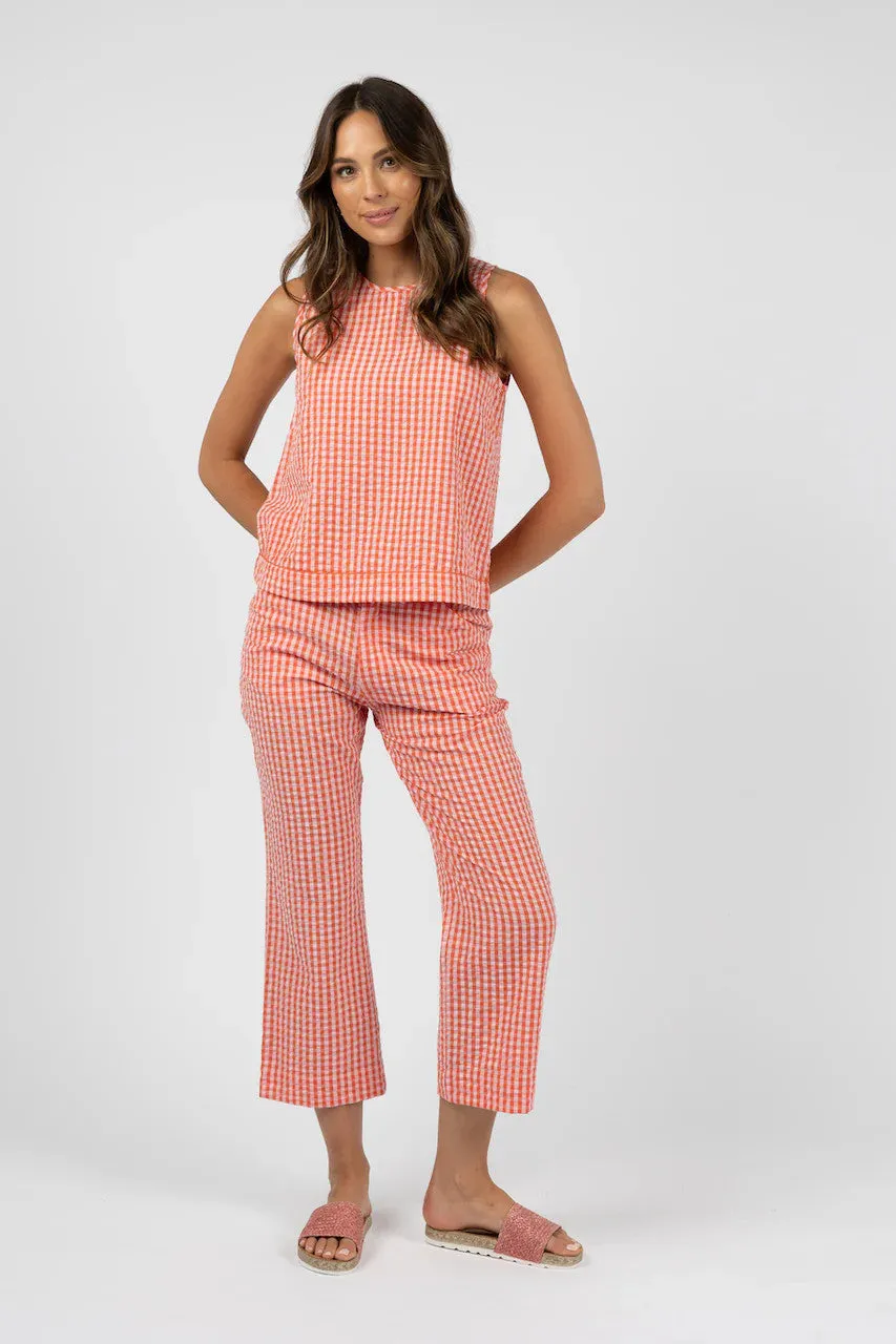 Humidity - Paloma Pant, Pink and Red