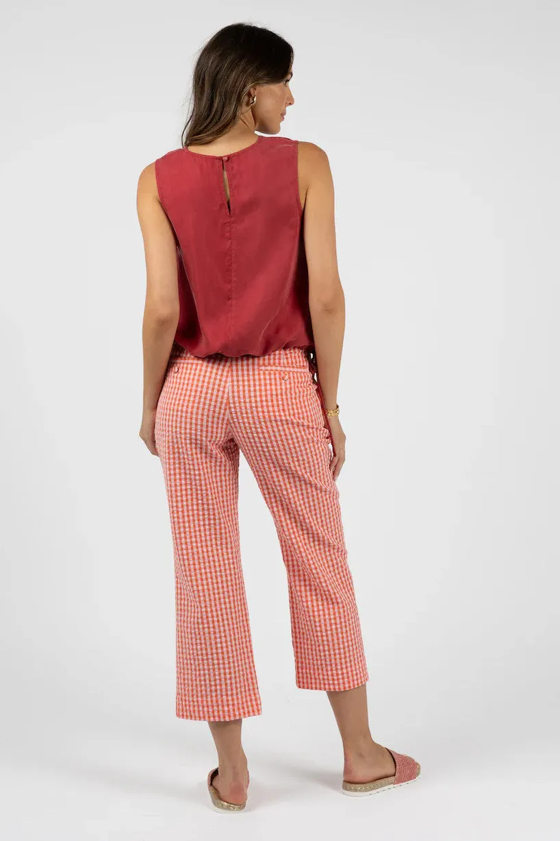 Humidity - Paloma Pant, Pink and Red