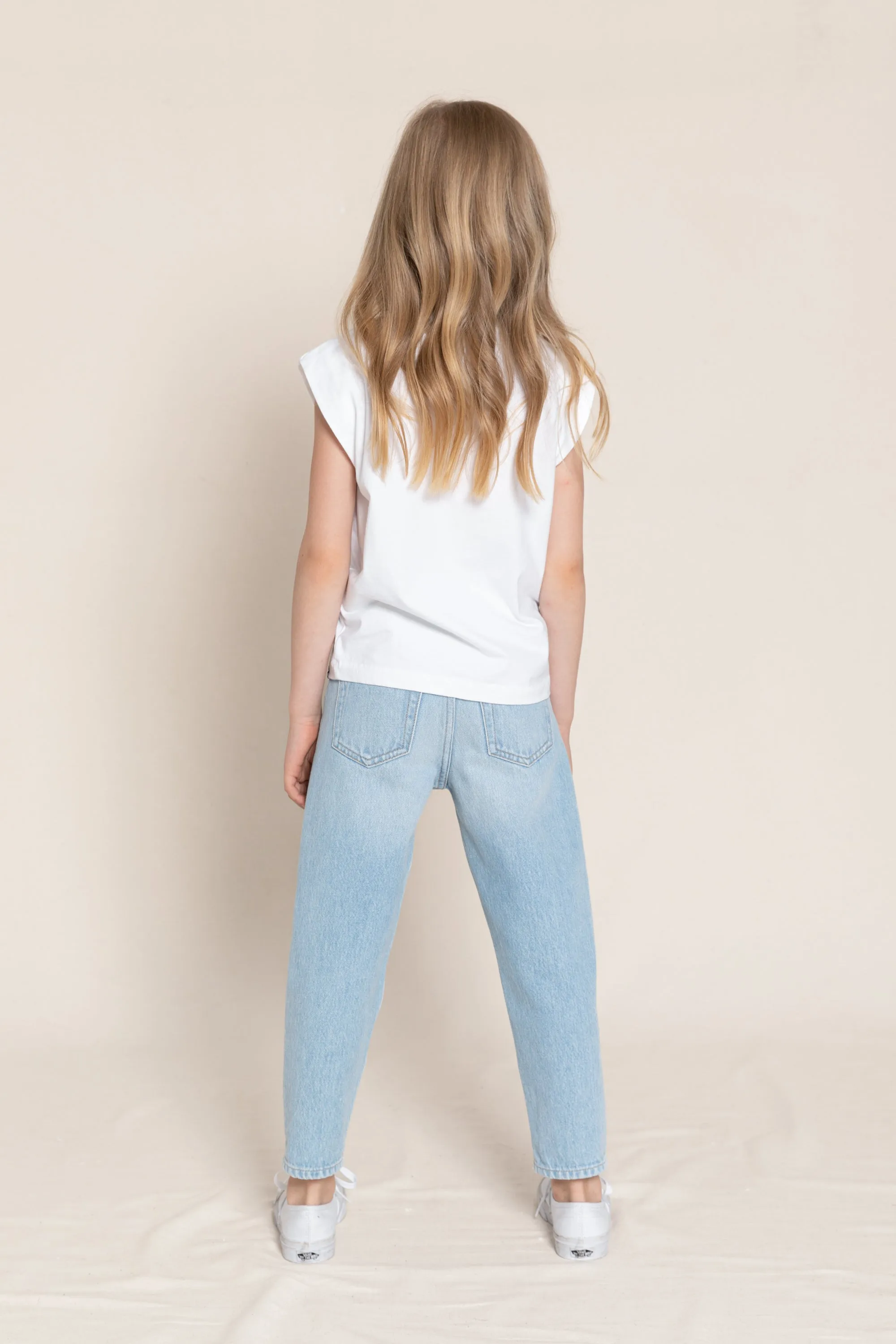 JOAN Bleached Blue - Slouchy Fit Jeans