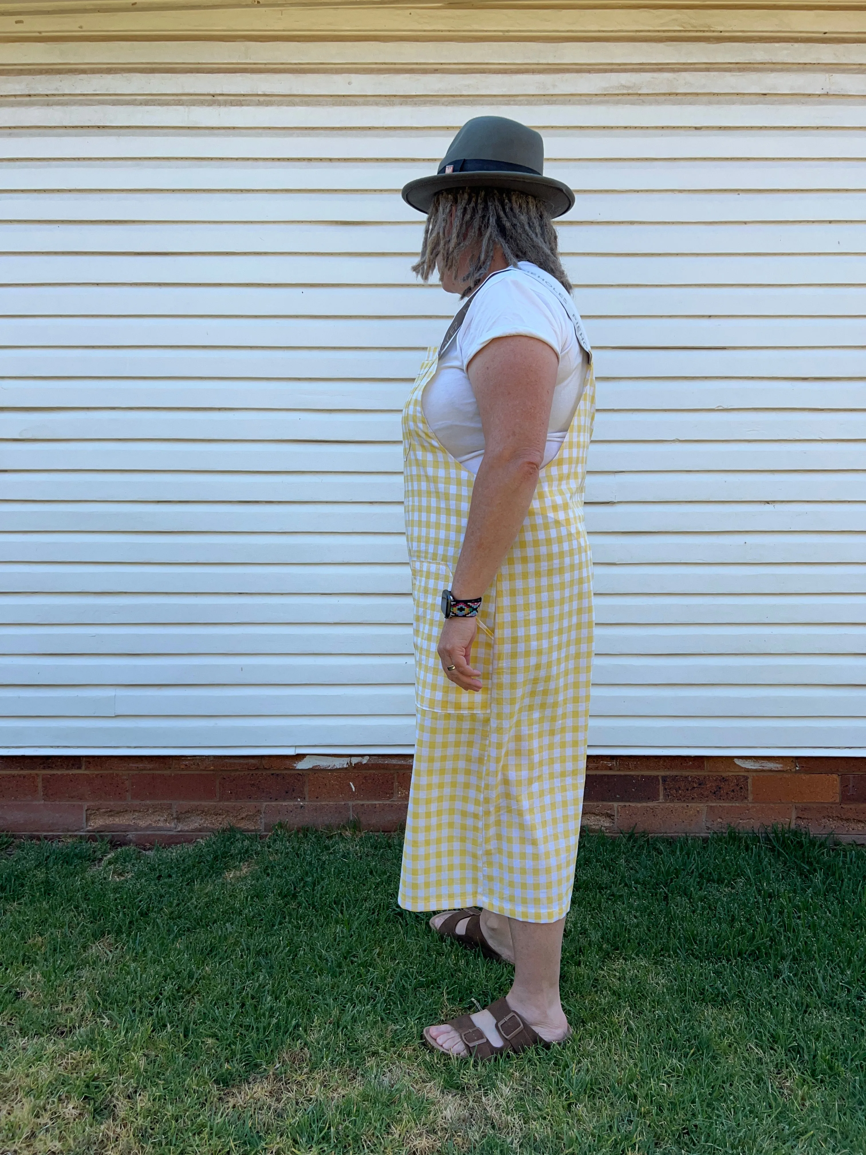 Lemon check Picnic Pants