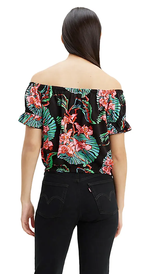 Levi's Women's Luna Off Shoulder Floral Blouse