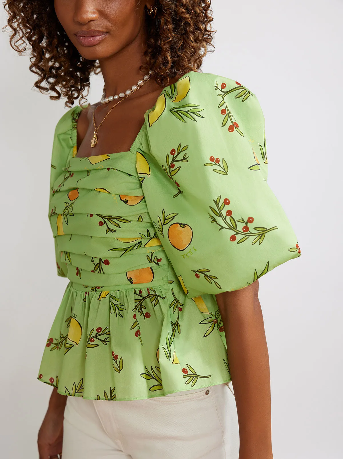 Lois Green Citrus Top