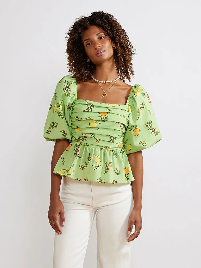 Lois Green Citrus Top