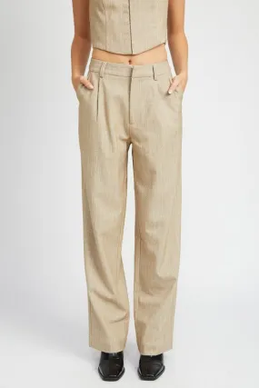 Loose Fit Pinstripe Pants