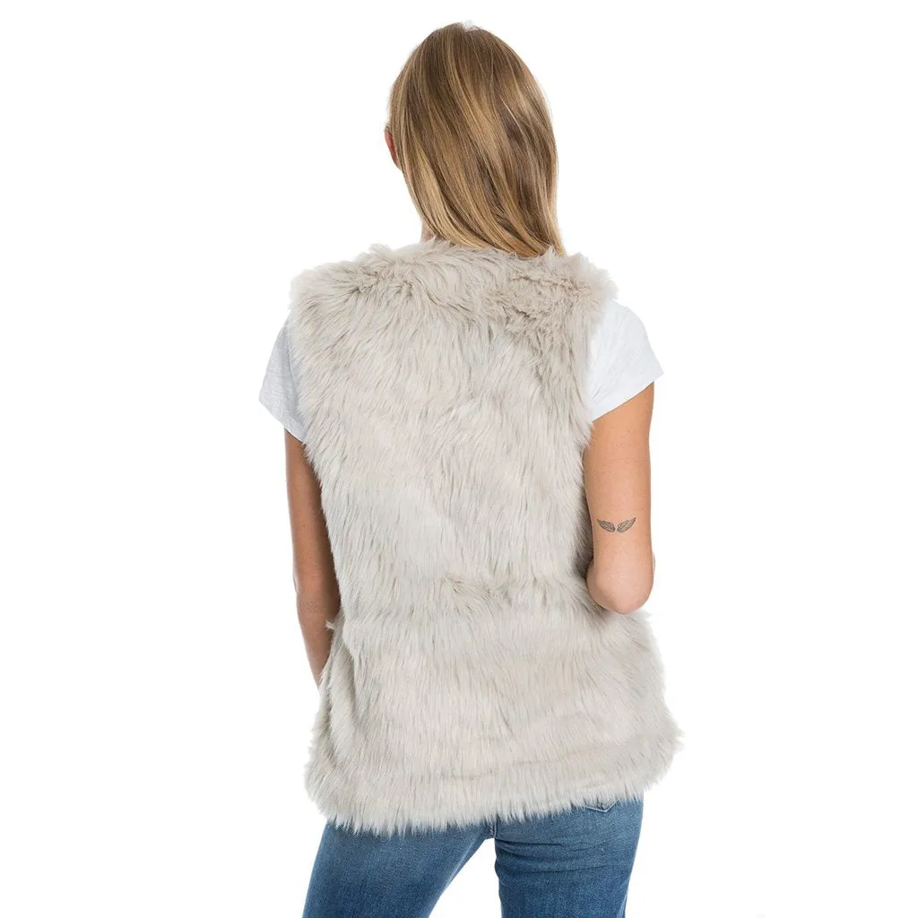 Melange Fur Vest