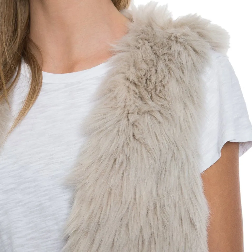 Melange Fur Vest