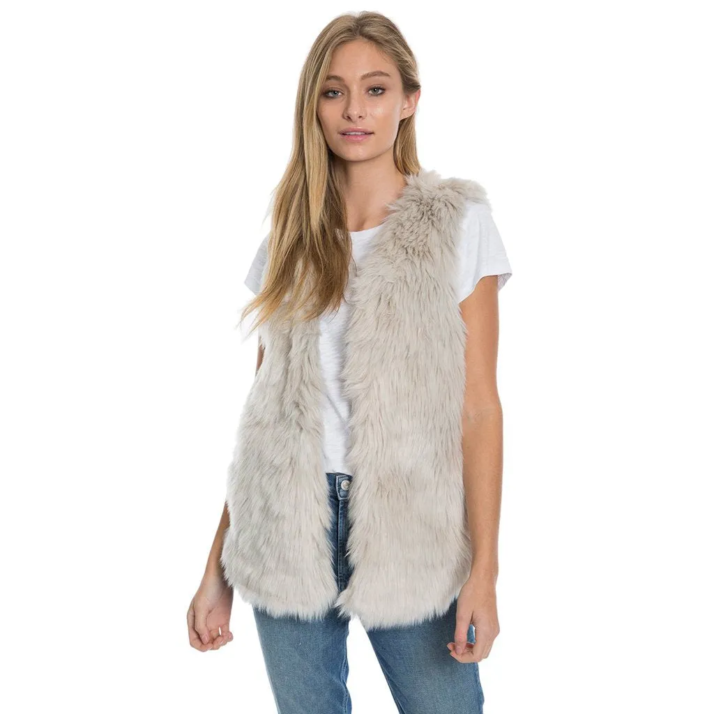 Melange Fur Vest