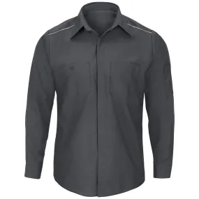 Men's Long Sleeve Pro Airflow Work Shirt SP3A - Charcoal