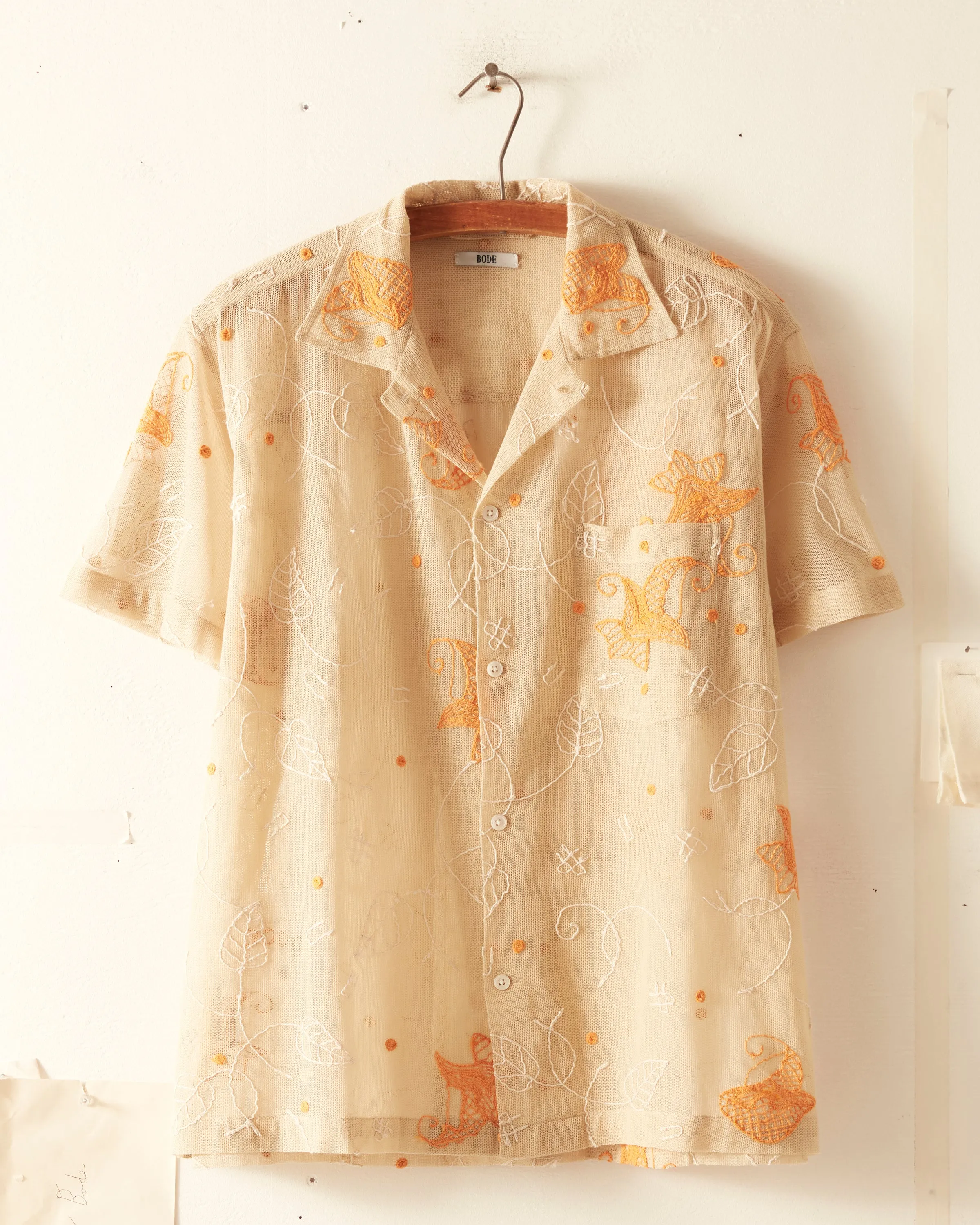 Mesh Lilium Short Sleeve Shirt