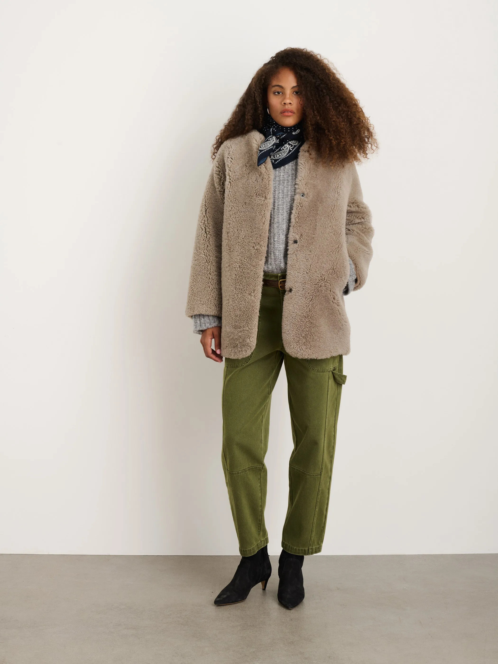 Owen Barry x Alex Mill Mae Shearling Coat