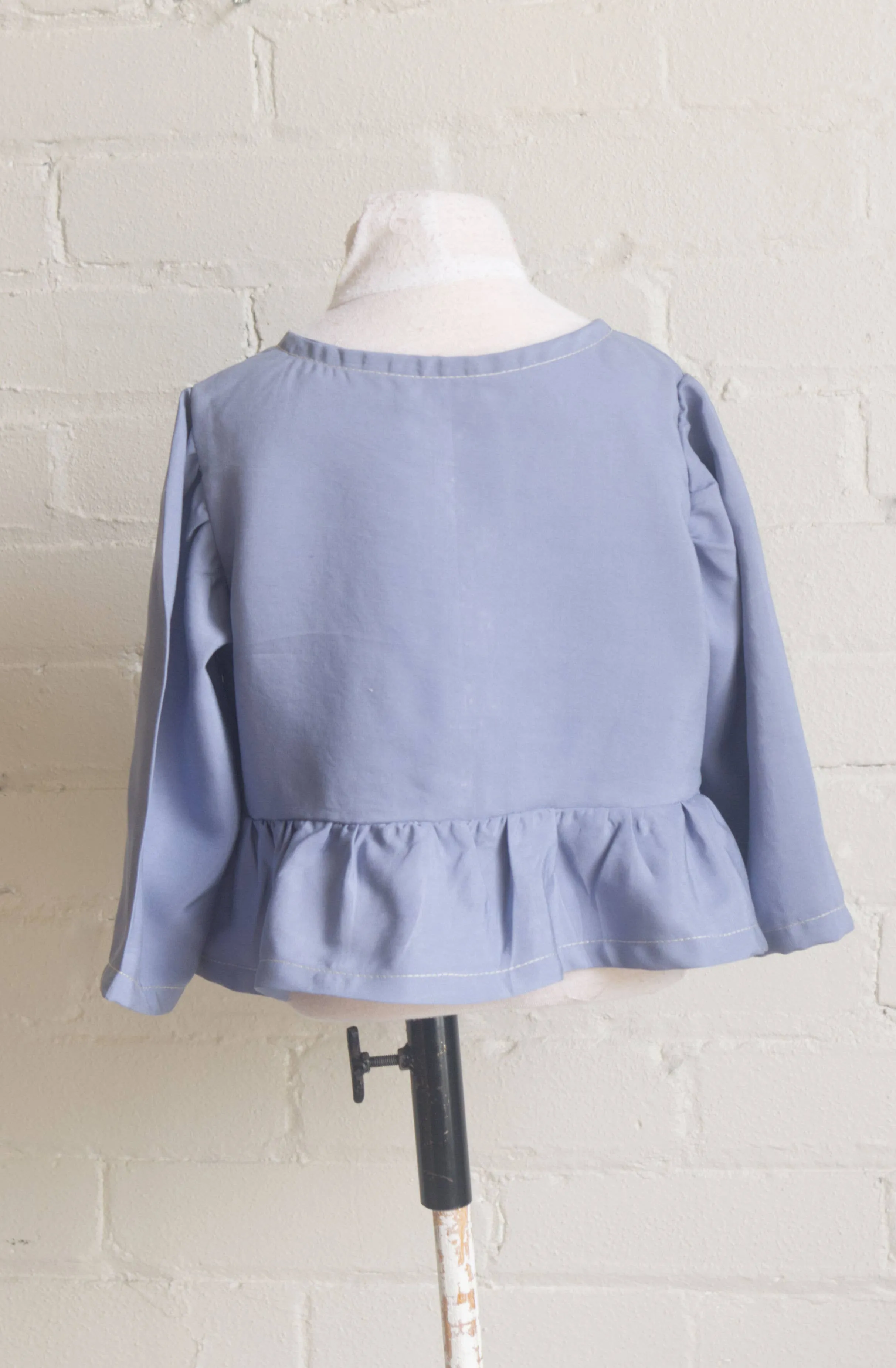 Peplum Shirt Sewing Pattern for Kids