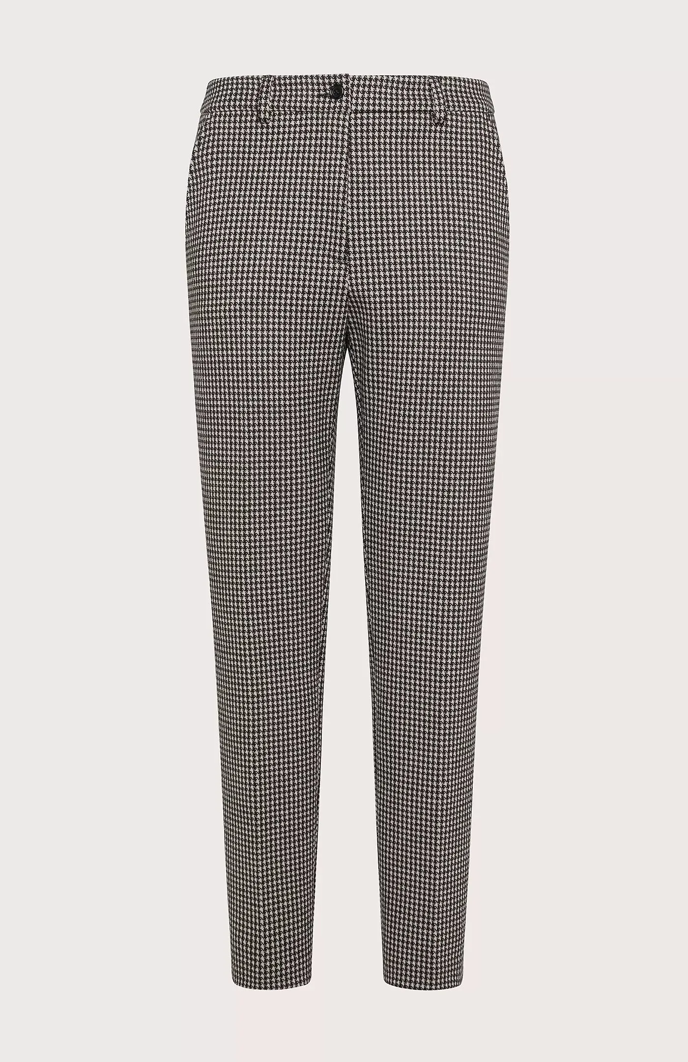 SEVENTY - SLIM FIT ANKLE LENGTH JACQUARD VICHY STRETCH PANT