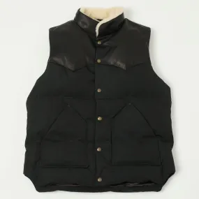 Shangri-La Heritage 'Bivacco' Western Down Vest - Black