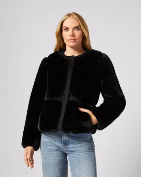 Simone Mink Faux Fur Jacket