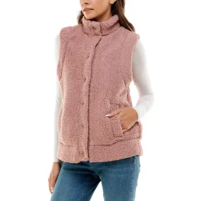 ULTRA FLIRT - Sherpa Mock-Neck Vest