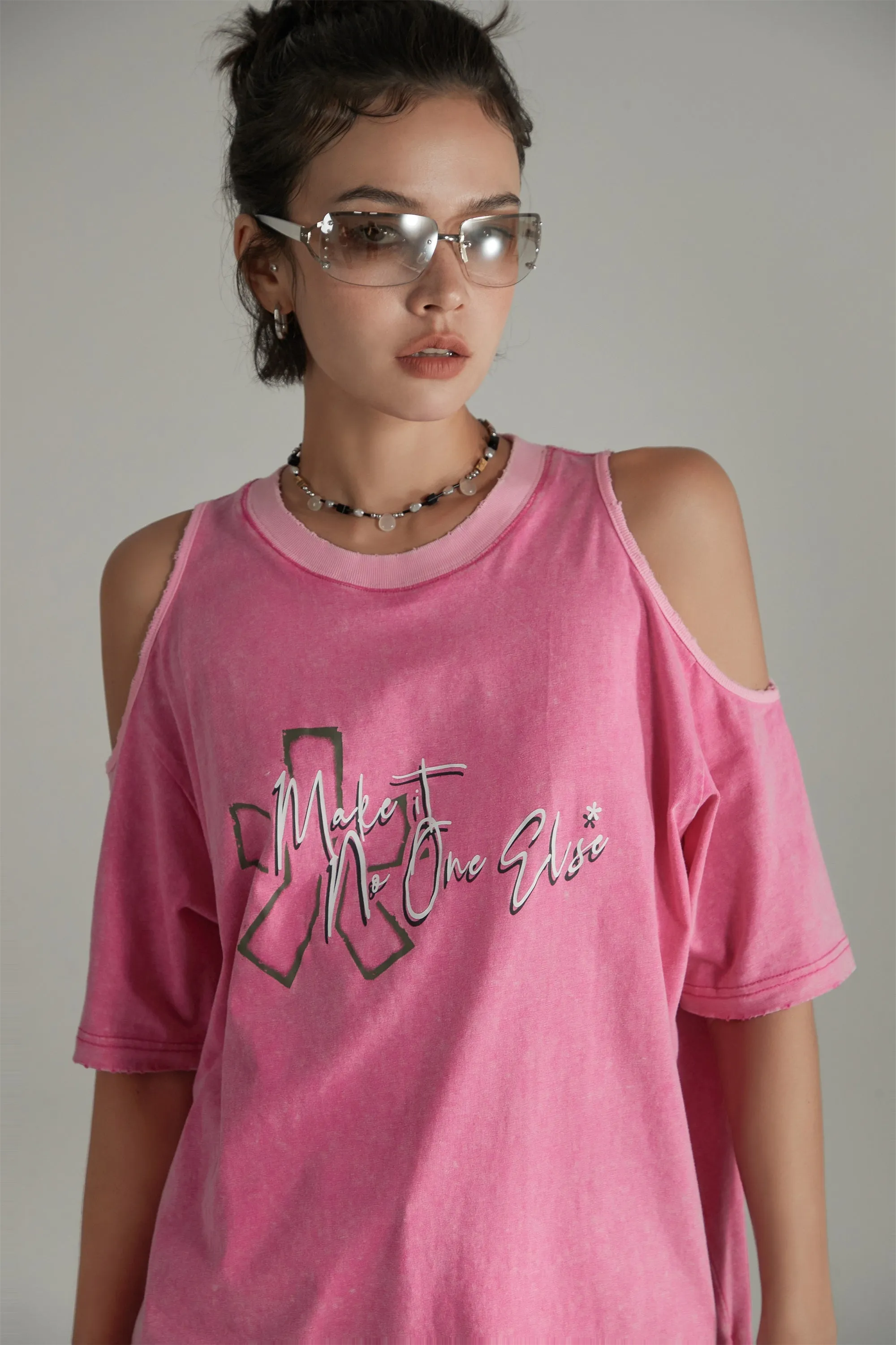 Vintage Off The Shoulder T-Shirt